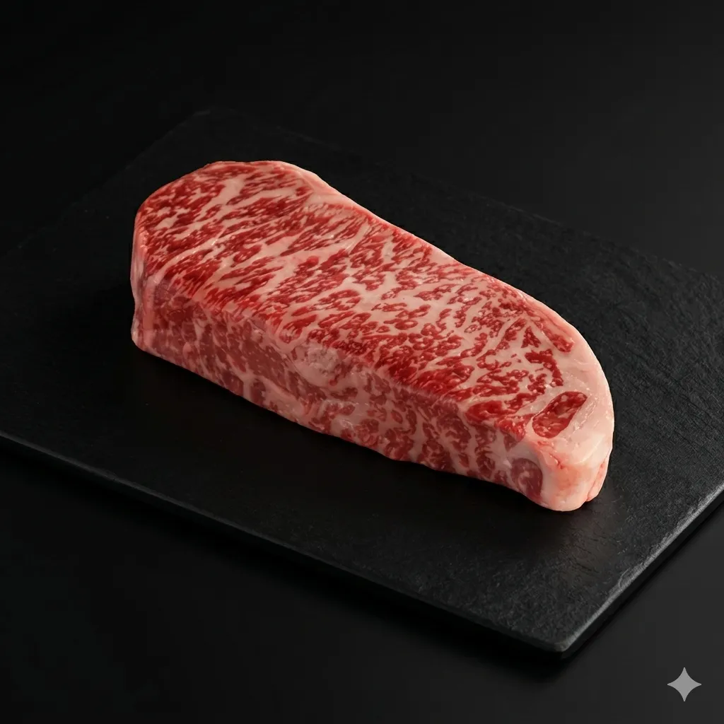 Full Blood Wagyu Striploin Beef, Lip Off