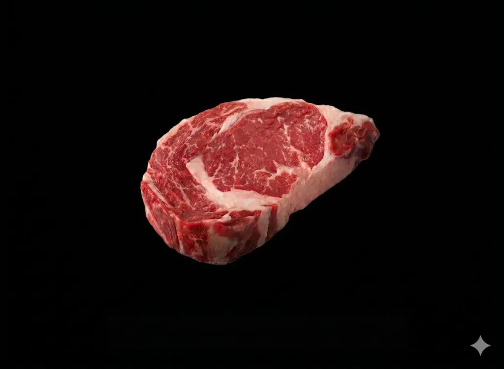 [AF-CR-3005] Chilled Angus Grain Fed Beef Cube Roll , Cap off, Lip Off (Frozen, 300g)